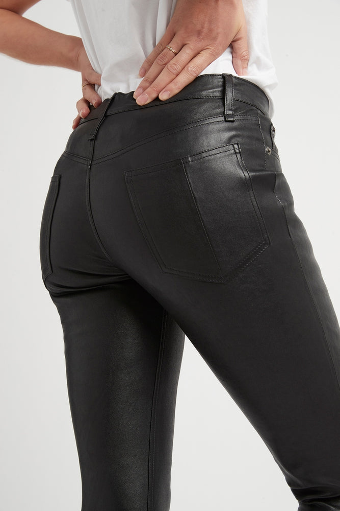 
                  
                    STRETCH LEATHER JEANS
                  
                